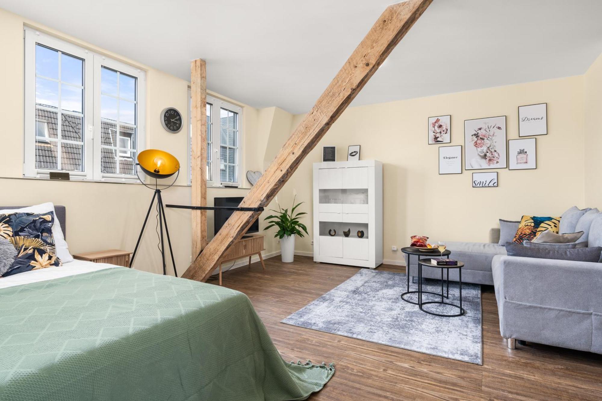 Maracoon - Suite Studios Krefeld Uerdingen I 20 Min Zur Messe Dış mekan fotoğraf